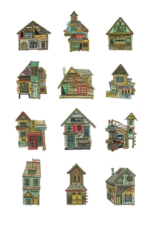Little Forts Print