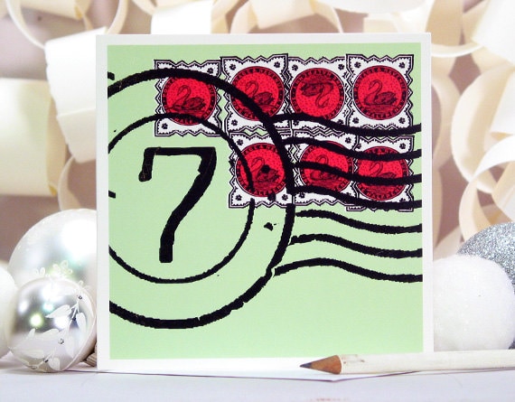 TWELVE DAYS of CHRISTMAS Holiday Remix Day 7: Seven Swans a Swimming / Limited Edition Card