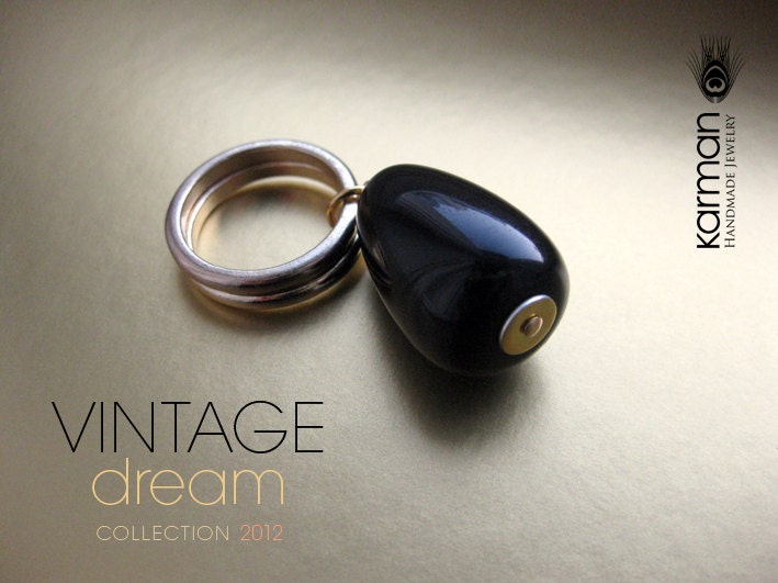 Vintage Dream Ring. Modern, stylish, simple piece.