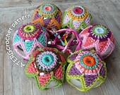 Crochet pattern Christmasball star by ATERGcrochet