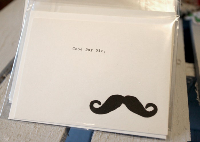 Good Day Sir Blank Card