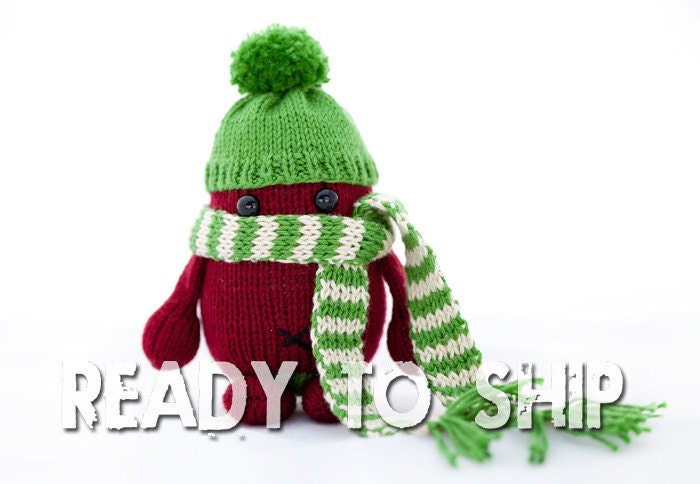 Ivy the Stuffed Monster Christmas Ornament