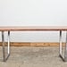 Rough South Home Three Degree (Brushed Steel) Coffee Table - choose your top
