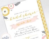 Chic Blooms Bridal Shower Invitation - Custom Bridal Shower Invite - DEPOSIT or digital delivery option Il_170x135