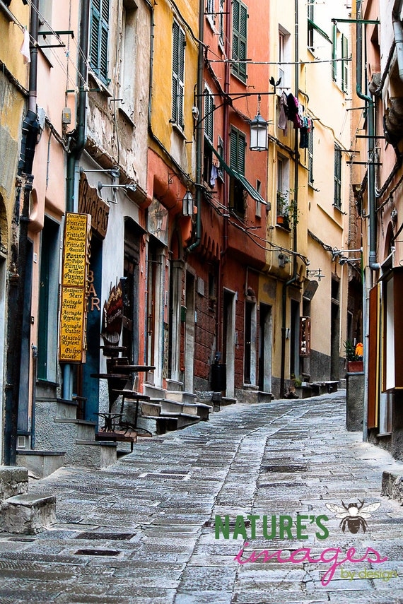 Streets of Italy - Italian Streets Photo - gift under 50, photography wall art, home decor, 8x12 print