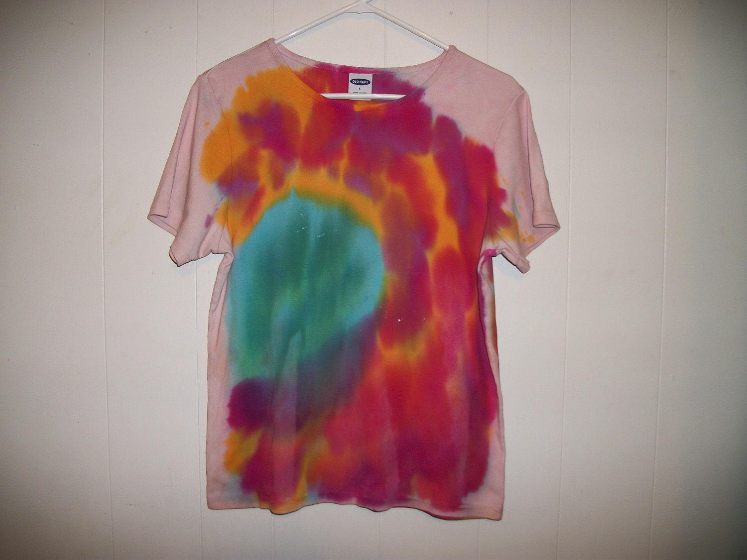 Hand-dyed Women's Tee Shirt, Size L