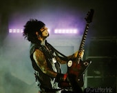 Nikki Sixx Motley Crue Concert Photo. METALLIC finish. Rock and Roll. Music Photography. 8x10