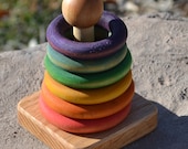 Stacking Rings Wooden Learning Game