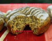 Vegan Gluten free Lemon Poppy seed doughnuts  love,healthy,natural,gluten free, wedding,birthday.