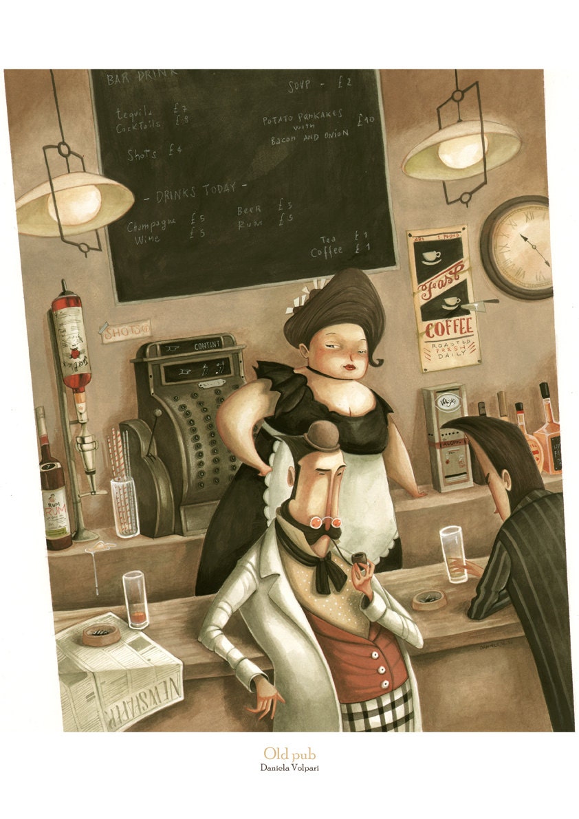 Print- Old pub
