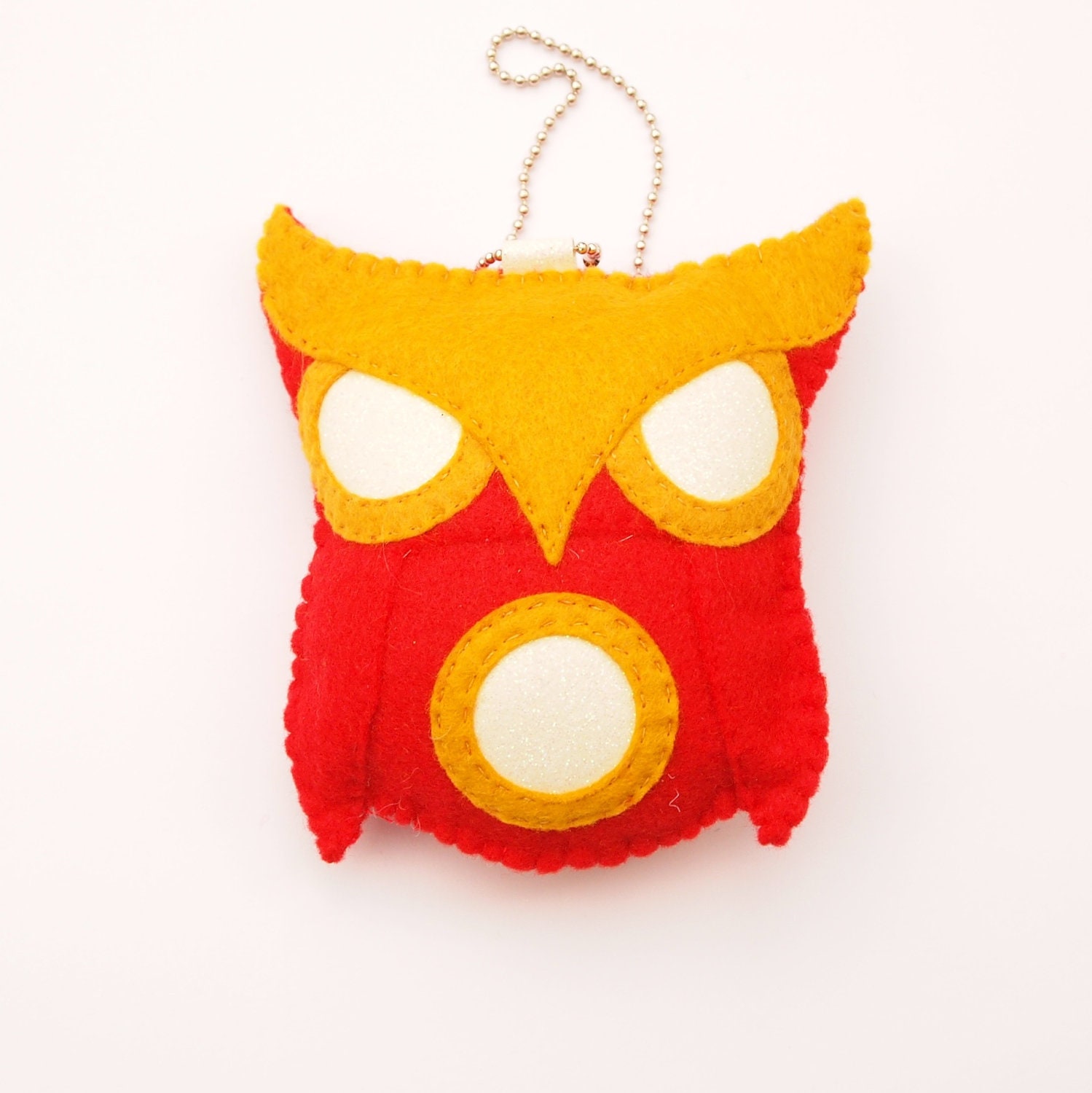 Iron Man Felt Owl Ornament