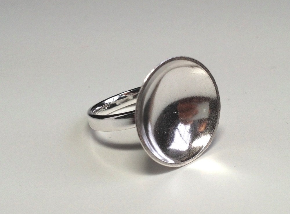 Silver Cup Ring - Silver band
