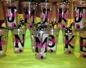 Personalized Tumblers 16 oz. w/Straw BPA Free Birthday, Bacherlorette, Bridal Party, Favors, Sorority, Teacher, Bus Driver, Christmas, Holid