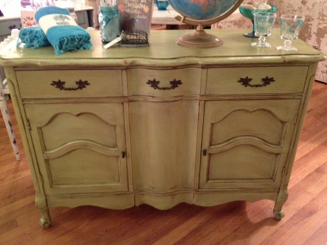 Cottage Painted Shabby Chic Server