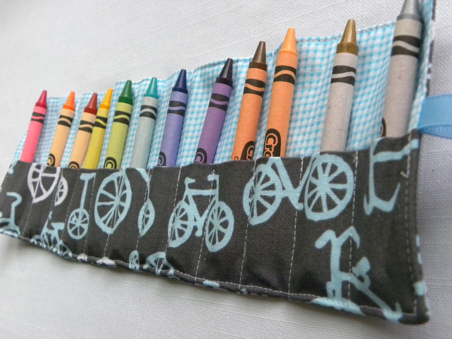 Crayon Roll - Bike Theme - Ready to ship - Gifts for children