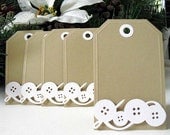 SEWING Needle and Buttons Gift Tags (10)