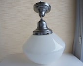 Vintage Schoolhouse Light Fixture by Leviton