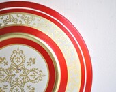 Red and Gold Vintage Tin