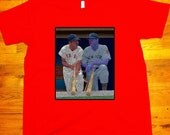 Ted Williams Joe Dimaggio Red Sox Yankees Men's Alstyle Tee Shirt Culture Cloth Zinc Collection