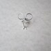 Silver Bow Ear Cartilage Cuff