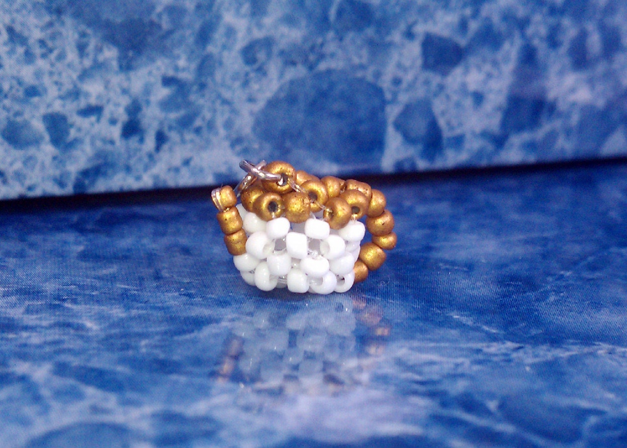 Teapot Charm 3D Beaded Handmade Charm