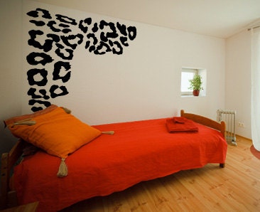 Huge Leopard Print Wall Vinyl Decal Home Decor