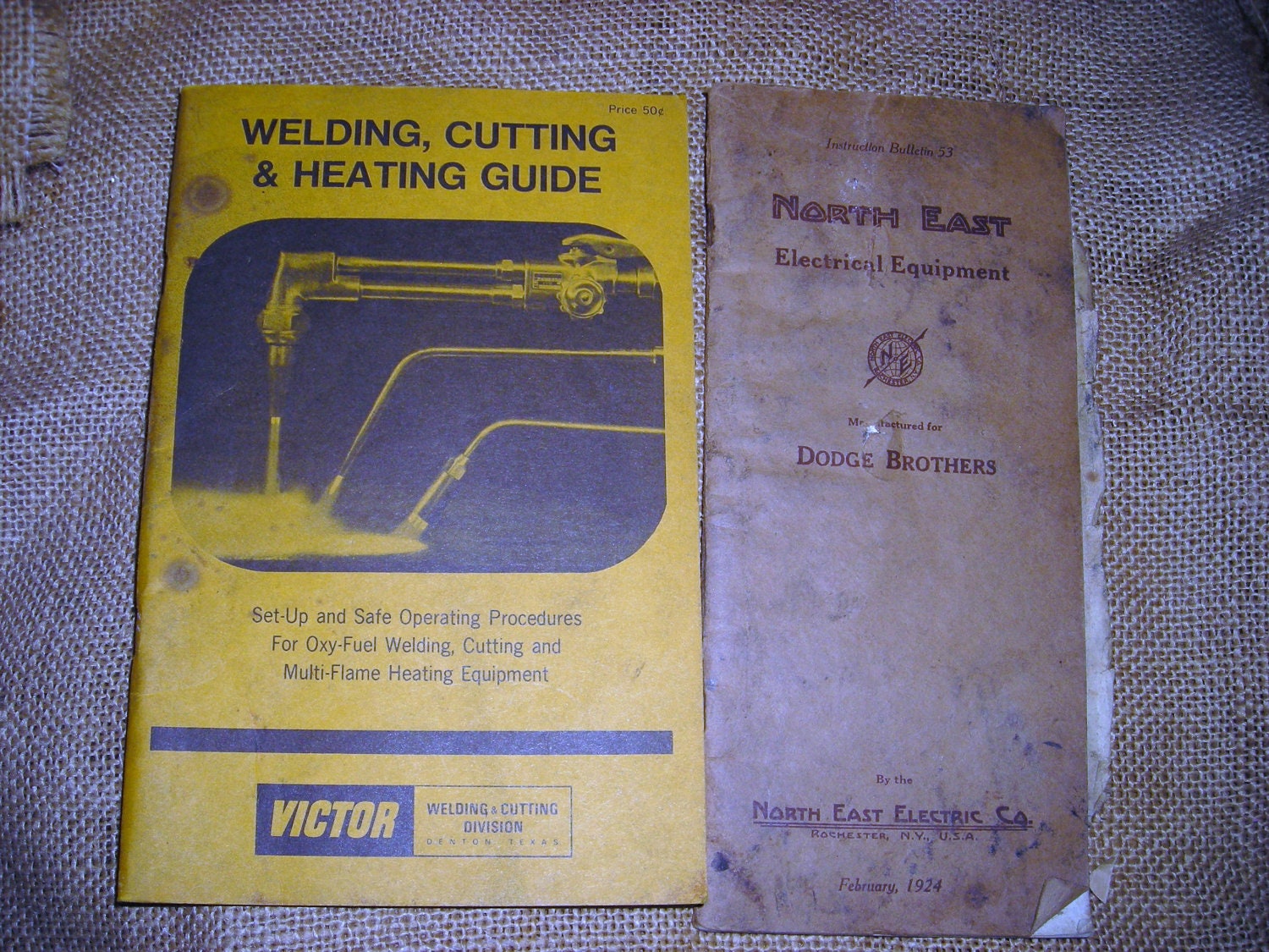 Books and Zines...  Vintage Catalogs .....1924 Northeast Electrical Equipment Catalog......1977 Welding Guide ...SW1
