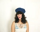 Vintage Beret / True Blue / Felt Hat / For Her / Under 15 / Winter Hat