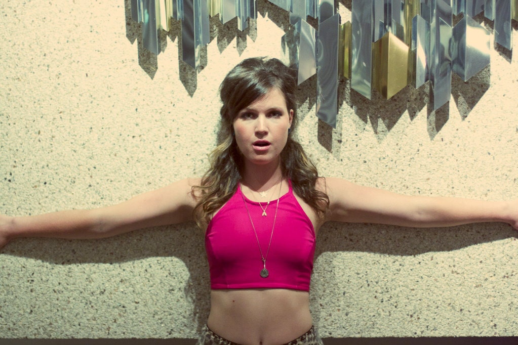 VTG Magenta Halter Top