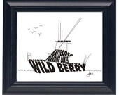 Deep Sea Fishing Boat - Custom Personalized Print UNFRAMED