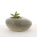 Dark Grey Sculptural Planter