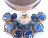 Wine Glass Charms - Evodia Wine Label