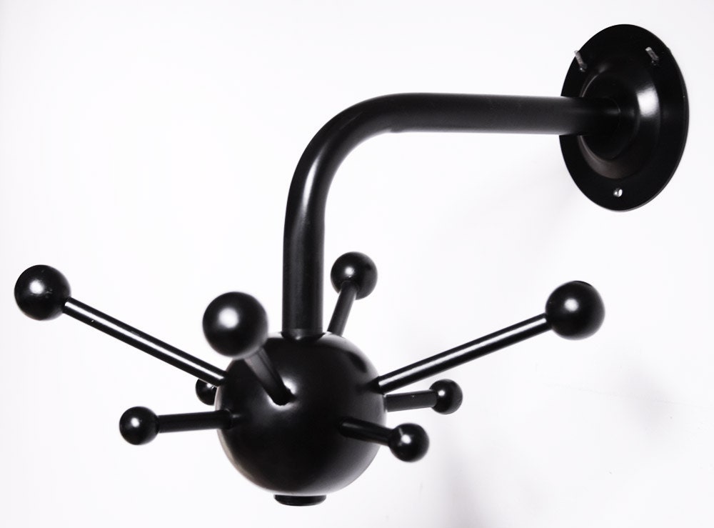 Vintage atomic wall mounted coat hook by Osvaldo Borsani (Italy)