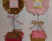 Wedding Love Quotes floral tissue paper pom pom topiary centerpiece Baby Shower/Bridal Shower/Birthday/Wedding Shower
