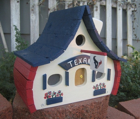 Houston Texans Birdshack...you won't find these anywhere else. All wood construction.