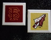 Florida State University FSU - Magnets - Set of 2 - FREE Shipping - College Team, Home Decor