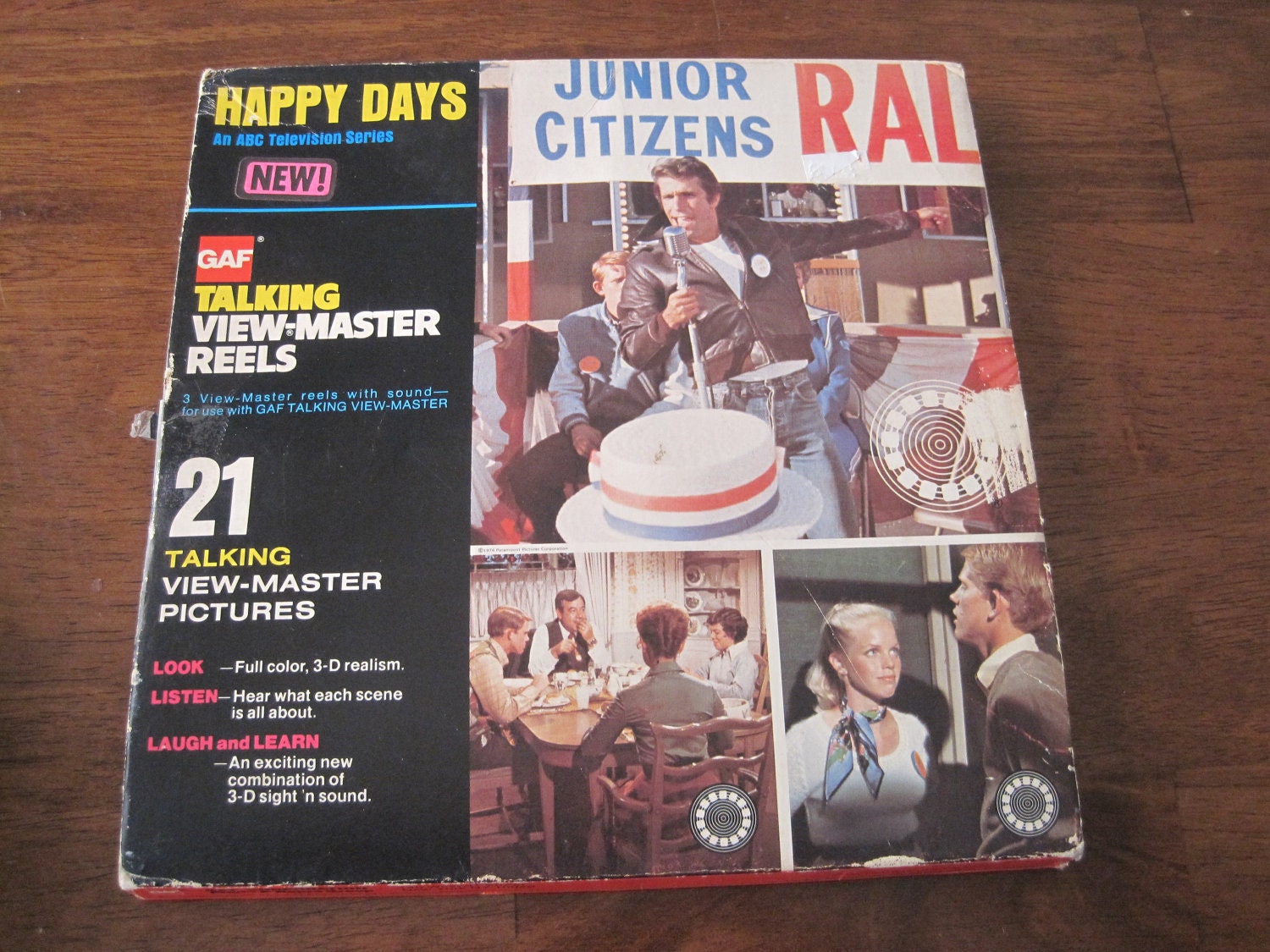 Vintage Happy Days GAF Talking ViewMaster reel