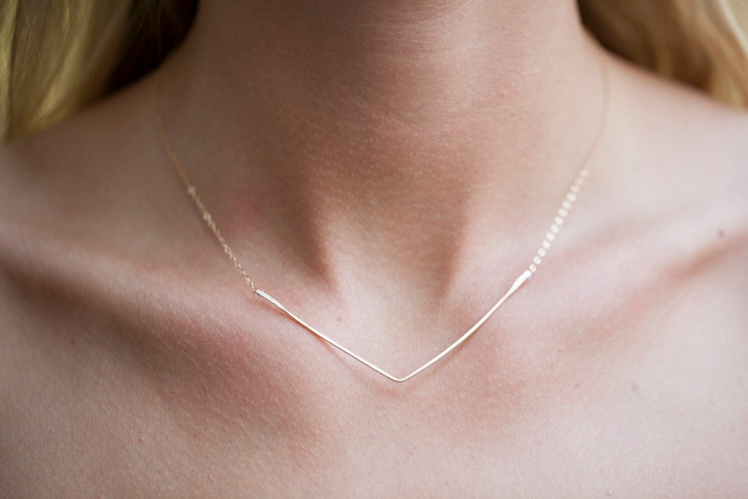 V Necklace: SALE