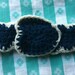 Infant Blue Heart Crocheted Head Band