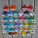 Iron Wall Hook /Bright Orange Hanger/ Five Hook/ Fleur de lis metal decor/ Decorative Key, Towel Holder/ Painted Coat Rack/