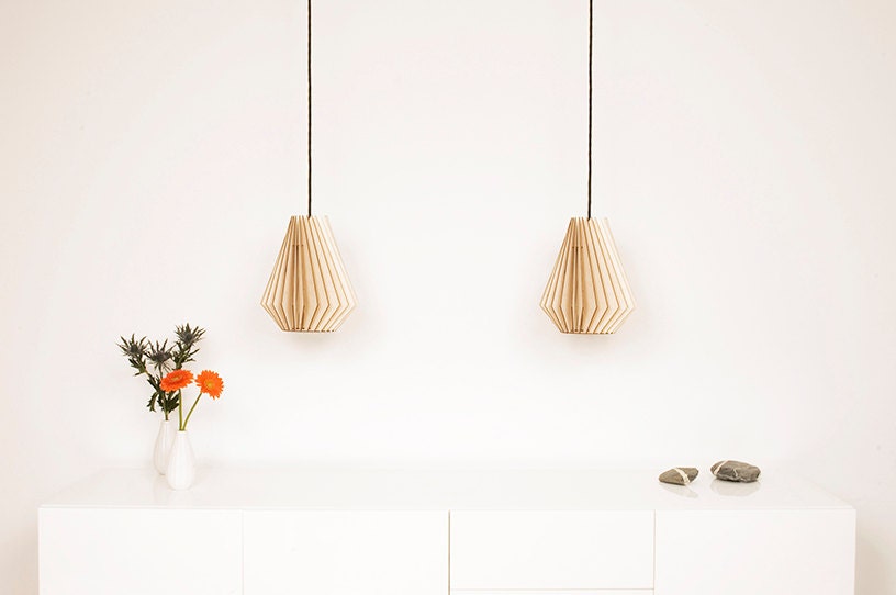 Hector  - wooden hanging lamp