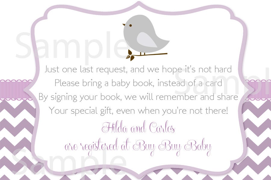 Baby Shower Bird 2x3 Insert Cards Il_170x135