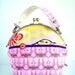 Art Nouveau Purse, Bird Flowers Purse, Pink Yellow Purse