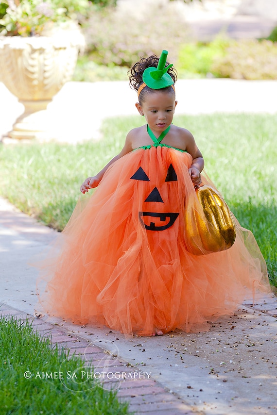 Pumpkin Face OTT Tutu Dress