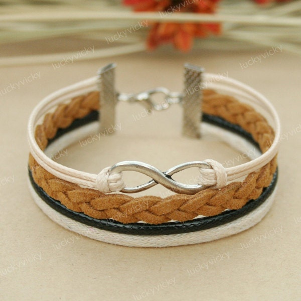 Bracelet-Infinity karma bracelet-Infinity bracelet