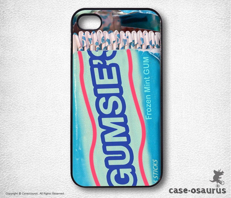 iPhone4 Case - Pack of Gum - iPhone 4 / iPhone 4s Cover - Chewing Gum