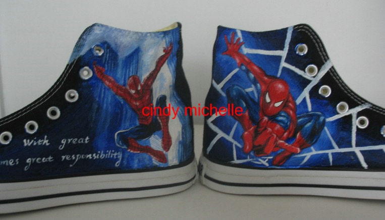 Spiderman Converse Shoes