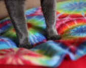 Pet Blanket // Funky Tie-dye // Fleece // Extra Soft // Dog Blaket // Baby Blanket // Blanket //