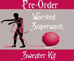 PRE-ORDER Sweater Kit - Chubby 100% Superwash Merino/Border Leicester Wool
