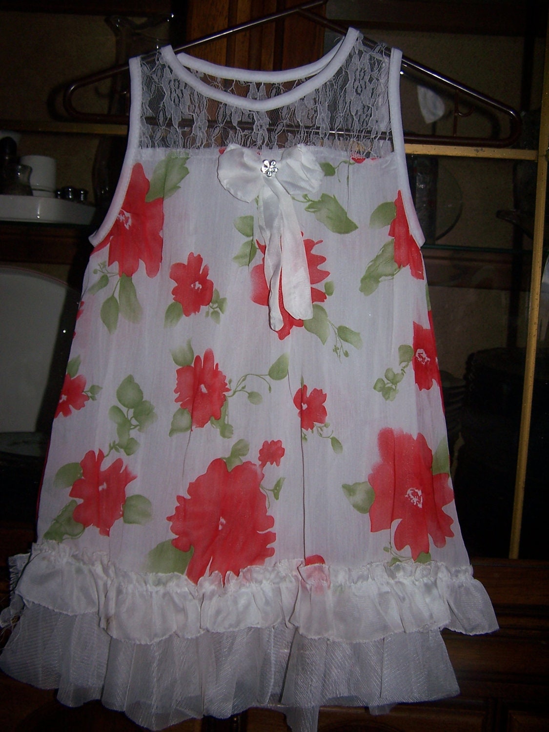 Little Girls Handmade Soft Party Dress